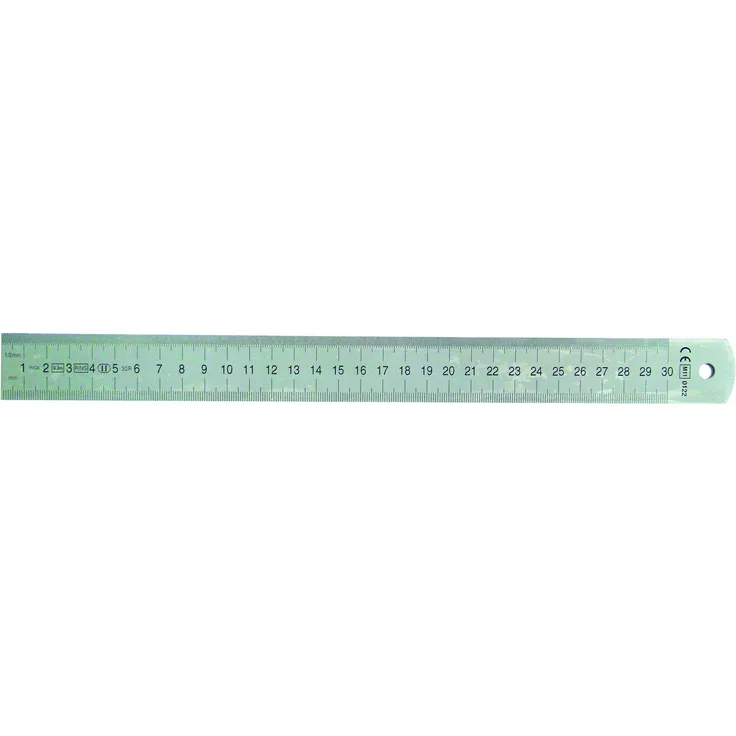 Metrica 24231 Massstab 500 x 30 x 1 mm, verchromt