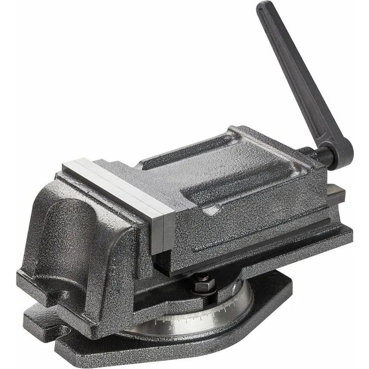 Dema - Präzissions Schraubstock Klemmstock 125 mm Backenbreite