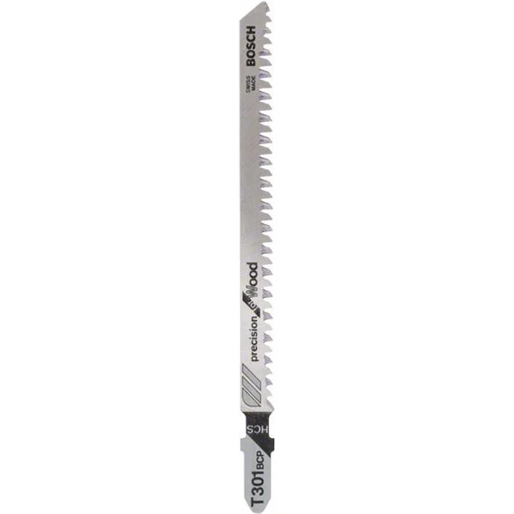 BOSCH Stichsägeblatt T 301 BCP, Precision für Wood, 5-er Pack, 2608633A37 – Bild 1