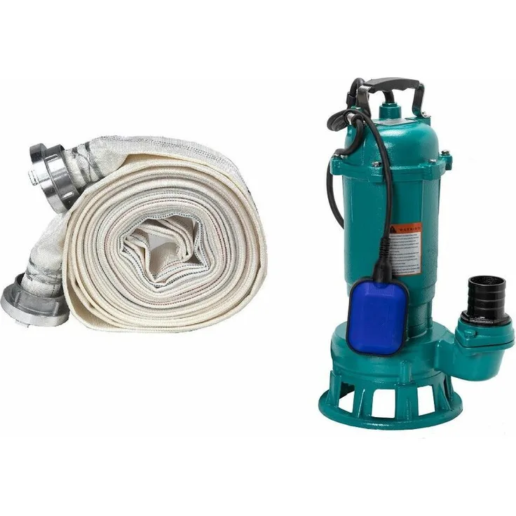 IBO - Schmutzwasserpumpe Fäkalienpumpe 24000 L-Std. 20 30 M Schlauch Tauchpumpe Cutter Schwimmerschalter | Ausführung: Pumpe mit 30m Schlauch