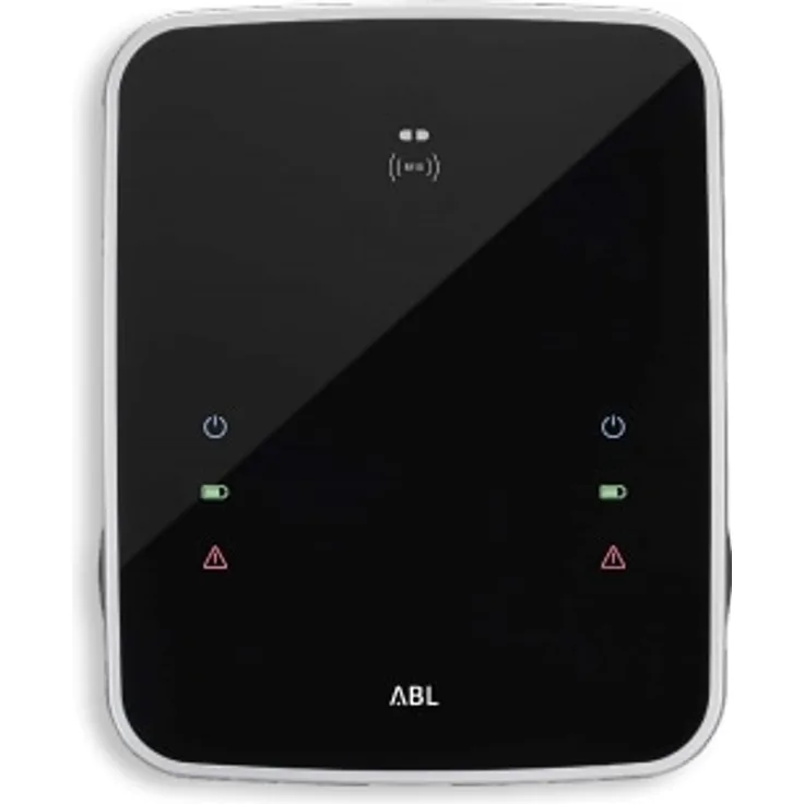 ABL 3W2253B Wallbox mit 2 Ladesteckdosen, Typ 2, 2x 11kW, 32A, 3-phasig, vorkonf