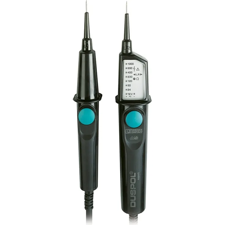 Phoenix DUSPOL EXPERT Tester di tensione a due poli CAT III 1000 V, CAT IV 600 V Acustico, LCD, LED,