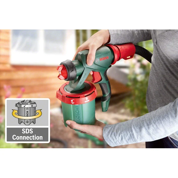 Bosch elektrisches Farbsprühsystem PFS 5000 E (1200 Watt, für Lack-Lasur-Wandfarbe, im Karton) – Bild 5