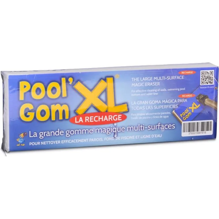 Toucan pool Gom XL pgxlr60-Reiniger Flecken in Becken, weiß, 9 x 26 x 3 cm