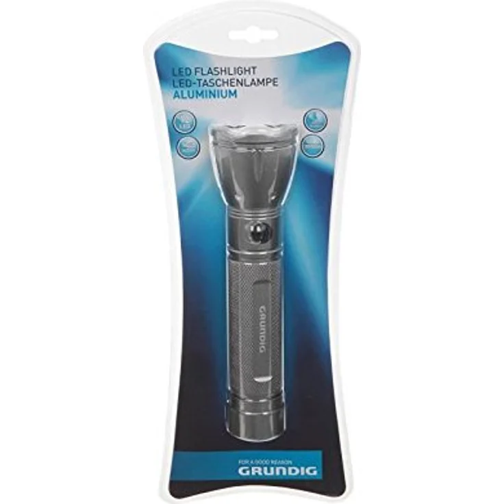 Grundig Taschenlampe alu 12 LED 3ass 34581