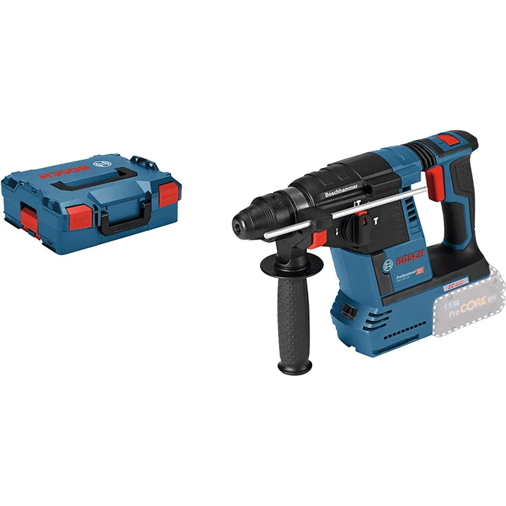 Bosch Professional GBH 18 V-26 Akku-Bohrhammer solo, Leerlaufdrehzahl: 890 U-min, Schlagstärke: 2,6 Joule, ohne Akku, ohne Ladegerät, inkl. L-Boxx - 0611909001 – Bild 1