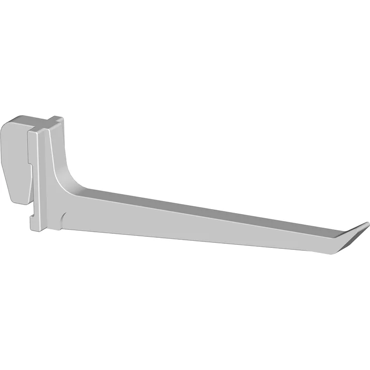 Element System 11409-00003 Kunststoffhaken - 10 Stück-L = 7,5 cm-für Werkzeuglochwand-Lochplattenwand-weiß