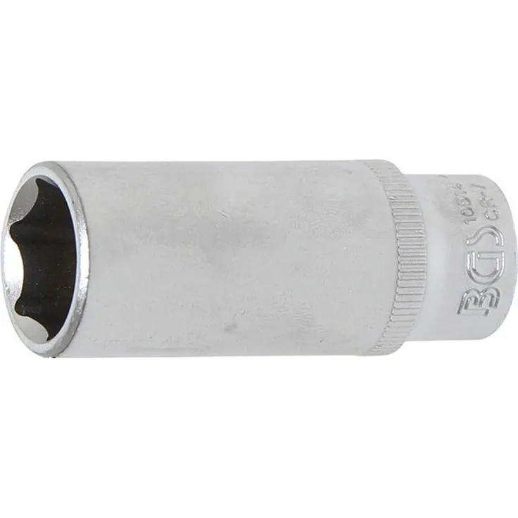 BGS 10514 Steckschlüssel-Einsatz Sechskant, tief 6,3 mm (1-4'') SW 14 mm