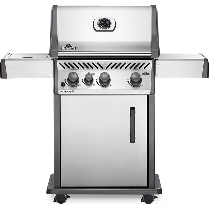 Napoleon Rogue XT 425 RXT425SIBPSS-1 mit SIZZLE ZONE Edelstahl 2020 Gasgrill, 121 cm hoch, 64 cm tief