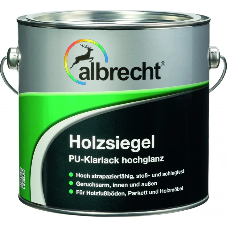 Albrecht Holzsiegel PU 2,5 l, farblos glänzend
