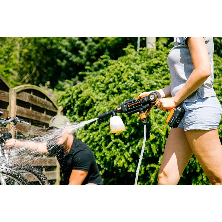 Yard Force AquaJet Akku-Hochdruckreiniger LW C02 für Bewässerung, Reinigung und Desinfektion, 20V - 2,5 Ah, max. 22 bar Druck, Durchflussmenge 180 L-h mit Faltbarer Eimer – Bild 9