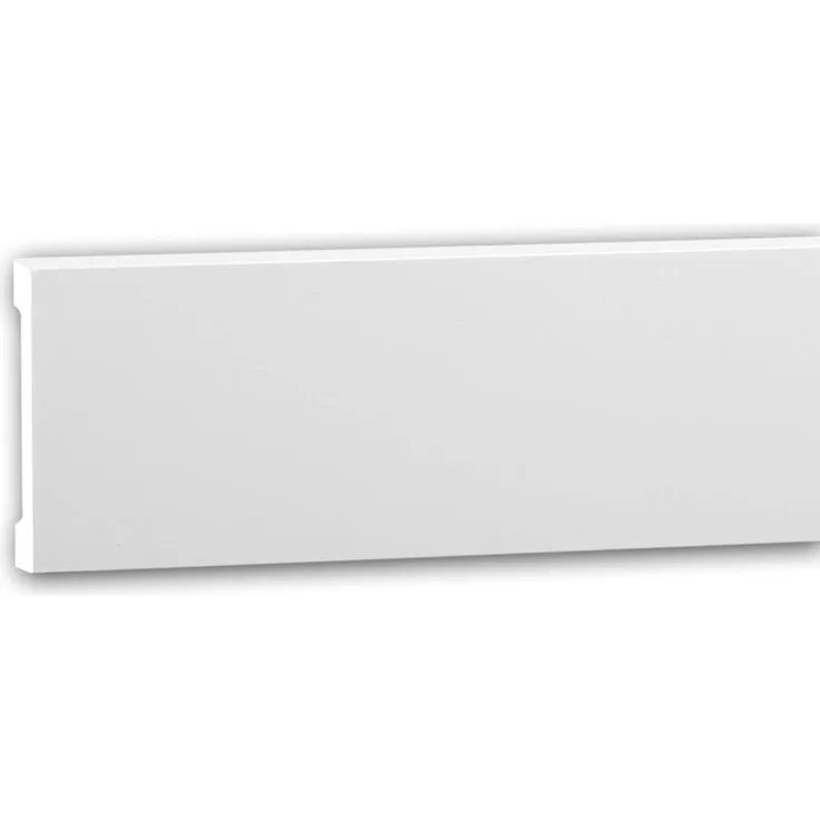 Profhome Decor - Wand- und Friesleiste PROFHOME 151363F Stuckleiste Flexible Leiste Zierleiste Modernes Design weiß 2 m