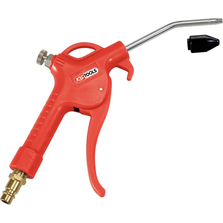 KS Tools 515.1901 Druckluft-Ausblaspistole mit Durchflussregulierung – Bild 1