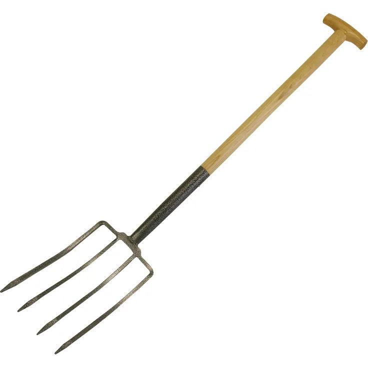 Xclou Garden Spatengabel Promo 341014, Dunggabel mit 4 Zinken, für alle Boden- und Gartenarbeiten, geeignet zum umgraben, ausheben, auflockern und Umsetzen von Erdreich, Gesamtlänge der Gabel: ca. 107 cm