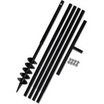 Erdbohrer mit Griff 100 mm Verlängerungsrohr 5 m