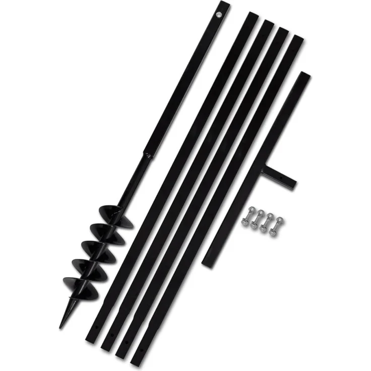 Erdbohrer mit Griff 100 mm Verlängerungsrohr 5 m