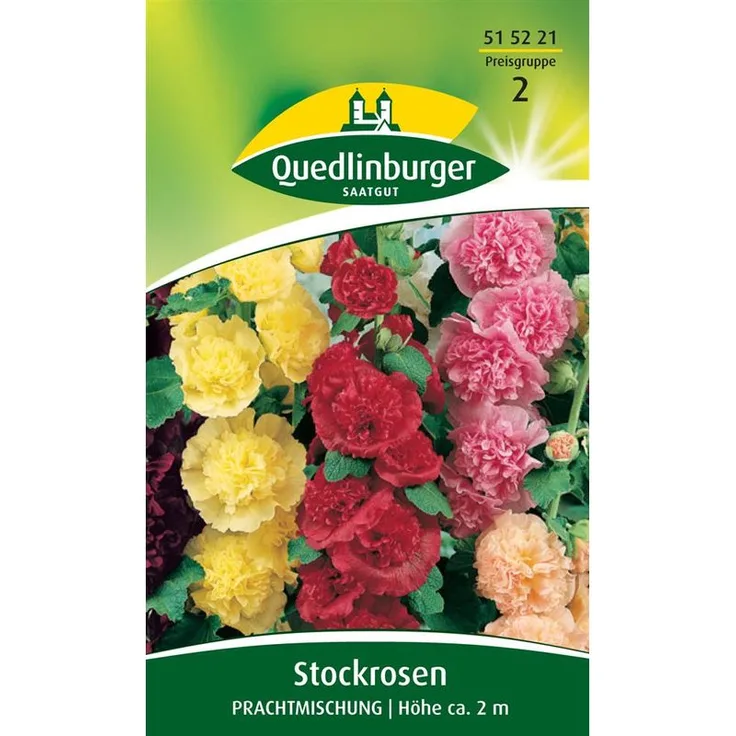 QUEDLINBURGER Stockrosen, Prachtmischung