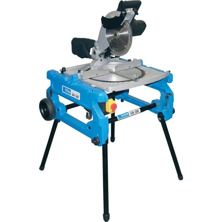 Güde 55173 GFO 1801 Tisch Kapp Gehrungssäge (1800W, Sägeblatt Durchmesser 254mm, Hartmetallsägeblatt, Schwenktisch) – Bild 1