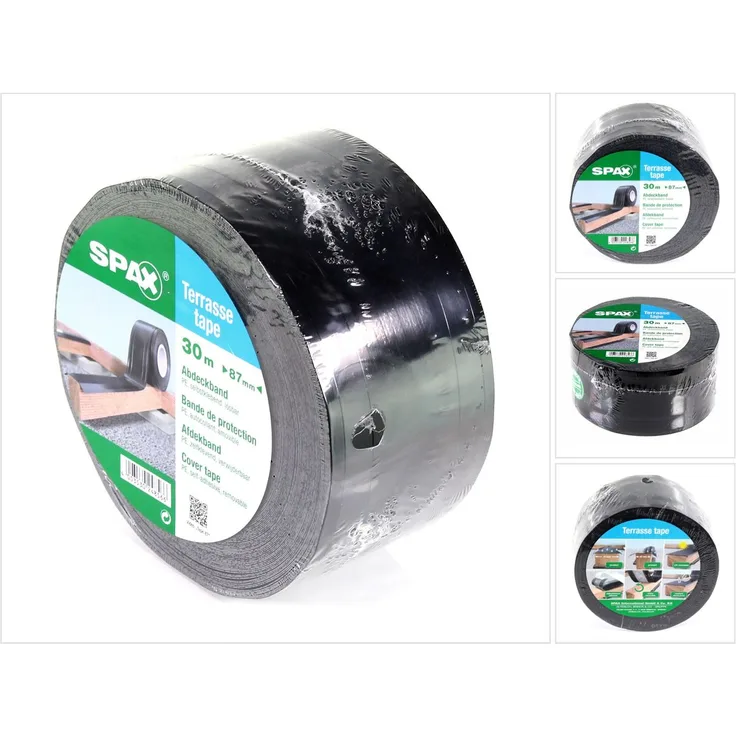 SPAX Tape 30m x 87mm Klebeband UV-resistent selbstklebend lösbar 5000009186419 
