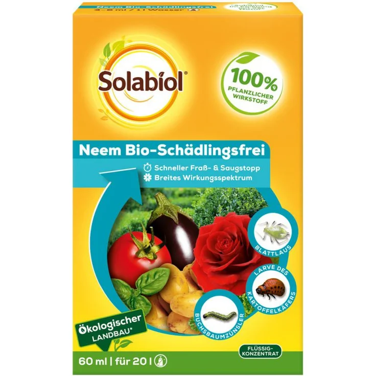 Bayer Solabiol Bio-Schädlingsfrei Neem 60 ml – Bild 1