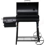 Tepro Holzkohlengrill Smoker Biloxi, Schwarz