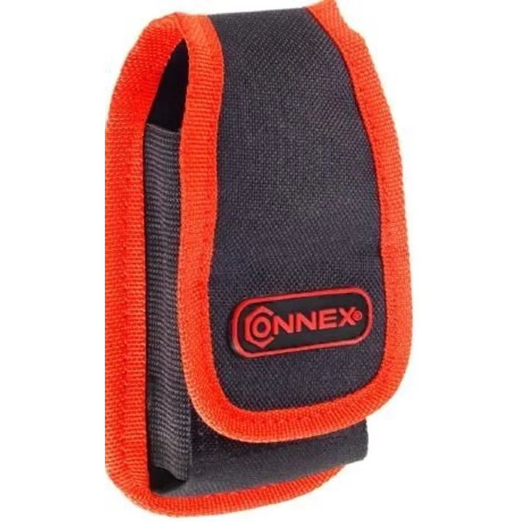 Connex Handytasche - Mit Klettverschluss - Ideal für Baustelle & Outdoor - Mit Gürtelschlaufe - Aus Polyester - Pflegeleicht-Smartphone-Tasche-Handyhülle-Baustellenhülle - COX952114