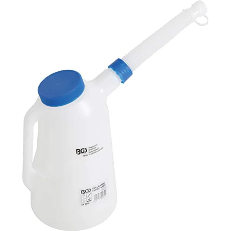 BGS technic Füllkanne mit flexiblem Ausgussstutzen und Deckel | 2 l