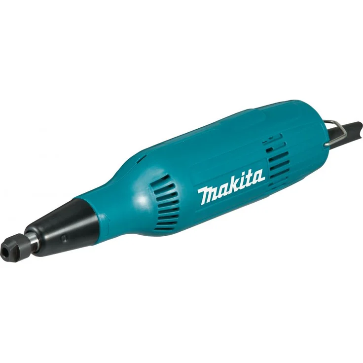 Makita GD0603 Geradschleifer 6 mm, 240 W, Schwarz, Blau – Bild 1