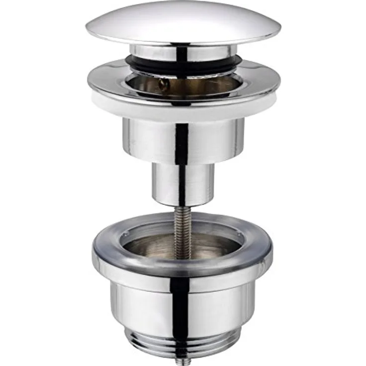 Cornat T317421 Druckknopf-Ablaufventil 1 1-4 Zoll, chrom
