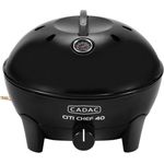 Cadac Citi Chef 40 Black, 30mbar Tragbarer Gasgrill 5610-20-04-EF, Maße 33 x 42,2 x 42,2 cm