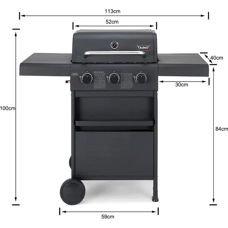 TAINO COMPACT 3 Gasgrill – Bild 2