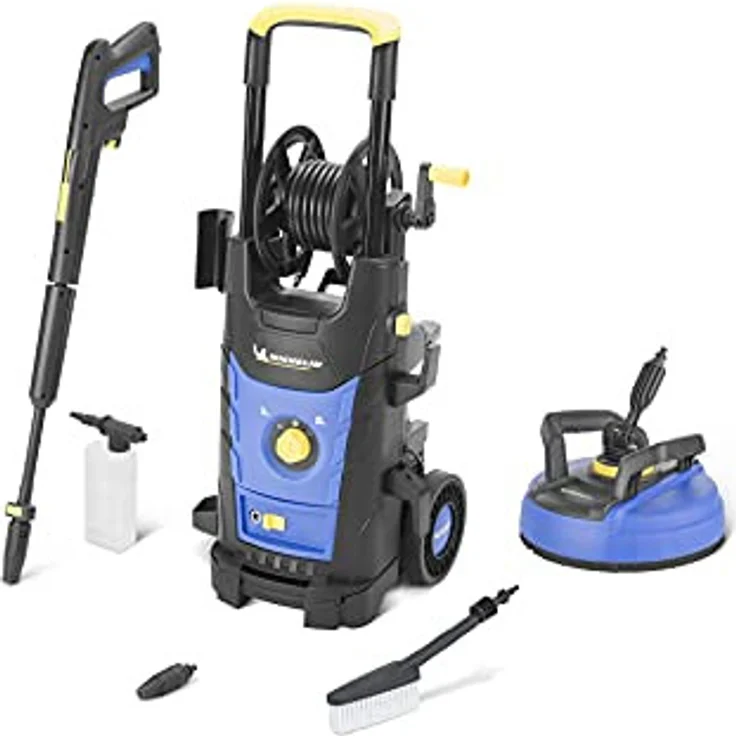 Michelin MPX25EHDSP Hochdruckreiniger mit Double Speed System und Patio Cleaner 2500 W 500 l h 170 b – Bild 1