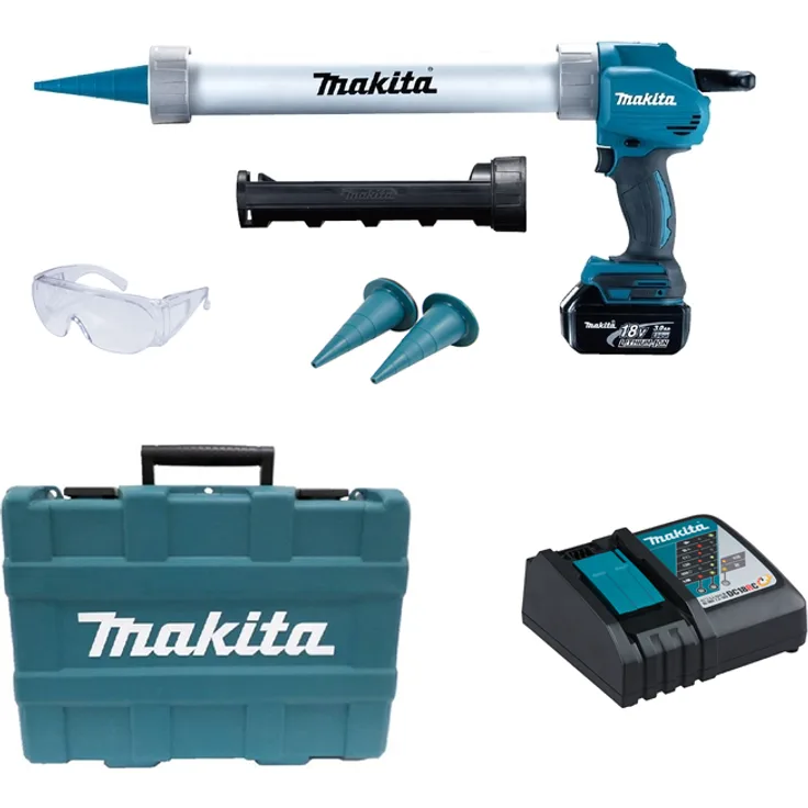 Makita DCG180RF Akku-Kartuschenpistole 18 V Kraftkleber-Abdichtpistole 28 mm-sek