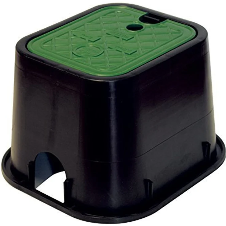 Aqua control M115717 Quadratischer Verteiler für 1 Magnetventil 21 x 17,5 x 18 cm, c1900 Bewässerungszubehör – Bild 1