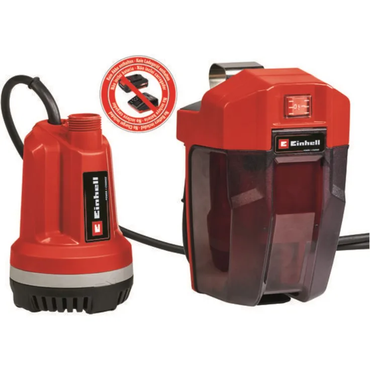 Einhell Akku-Klarwasserpumpe GE-PP 18 RB Li - ohne Akku ohne Ladegerät Klarwasserpumpe