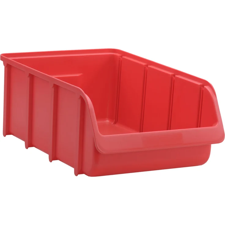 hünersdorff Sichtbox - Stapelbox - Lagerbox in Größe 5, stapelbar, Farbe: Rot - Preisvergleich – Bild 1
