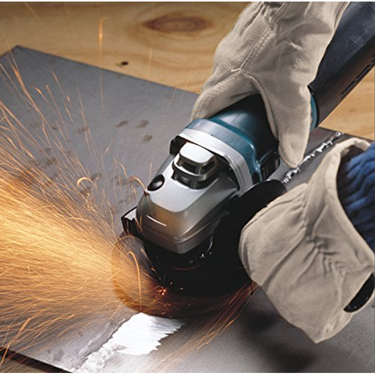Makita 9565CVR Winkelschleifer 125 mm 1400 Watt 11000 U/min Sanftanlauf 2,2 kg für Metall-Armaturen – Bild 4