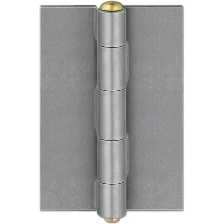 Simonswerk - Anschweißscharnier für Stahlfenster, 95 x 65 x 3 mm, Stahl blank