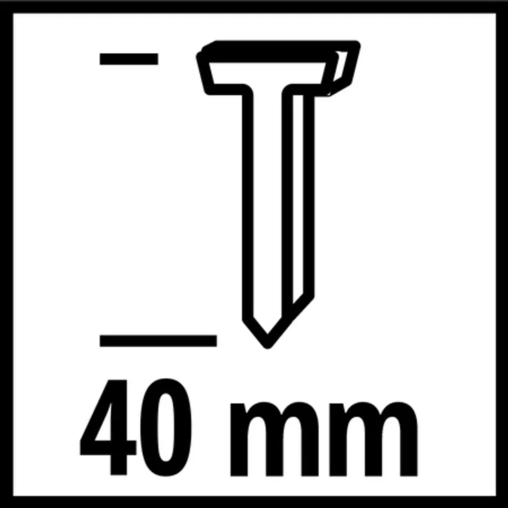 Einhell Ersatz Nägel für Druckluft Tacker DTA 25-2 40mm – Bild 2