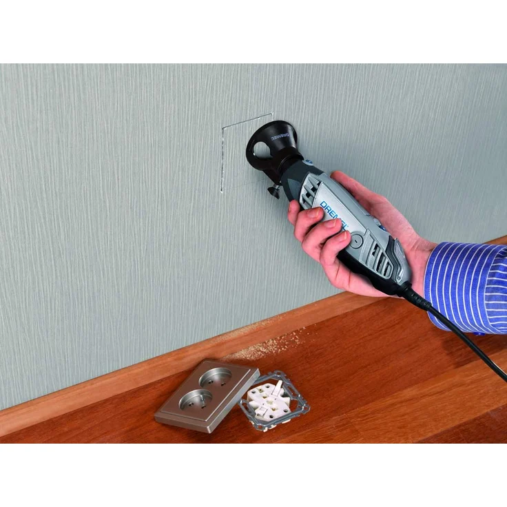 Dremel 3000 Multifunktionswerkzeug, 130W, Set mit 5 Zubehören, Variable Drehzal 10.000-33.000 U-min zum Schneiden, Schleifen, Gravieren, Polieren, Schärfen, Reinigen, Schnitzen – Bild 4