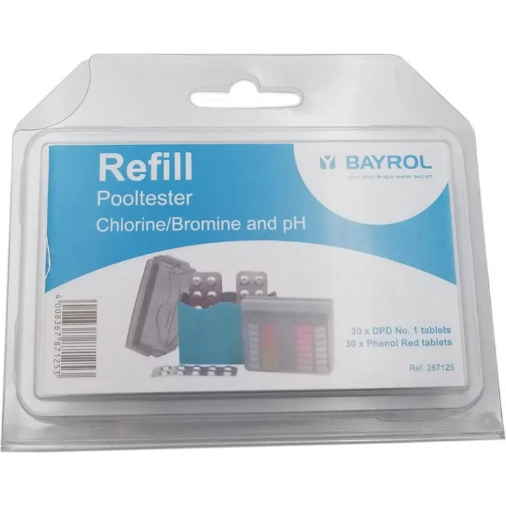 Bayrol Nachfüllpackung Pool-Tester Chlor / pH (287125)