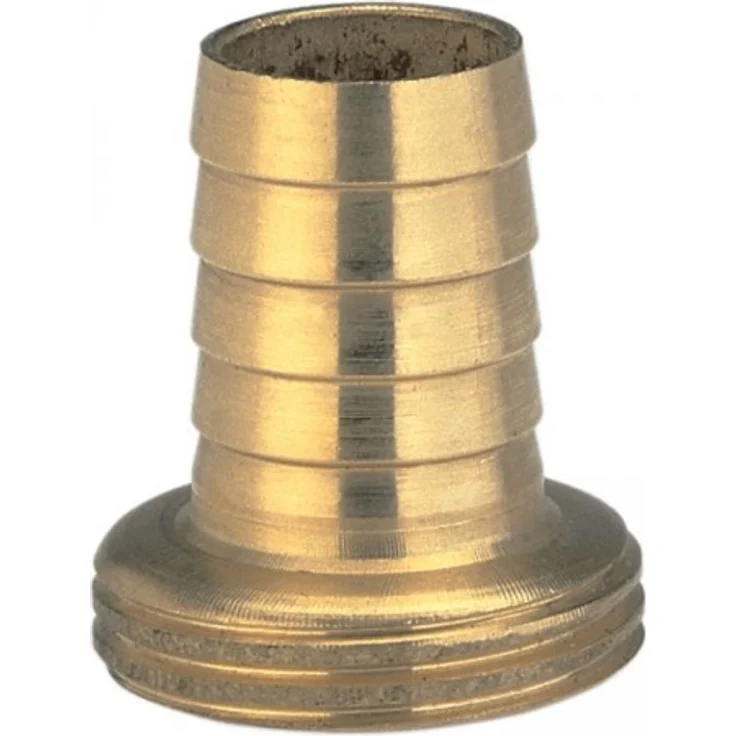 GARDENA Messing-Schlauchverschraubung 1-teilig: Verschraubung aus hochwertigem Messing, 33.3 mm (G 1 Zoll)-Gewinde, für 19 mm (3-4 Zoll)-Schläuche (7148-20) Bewässerungszubehör – Bild 1