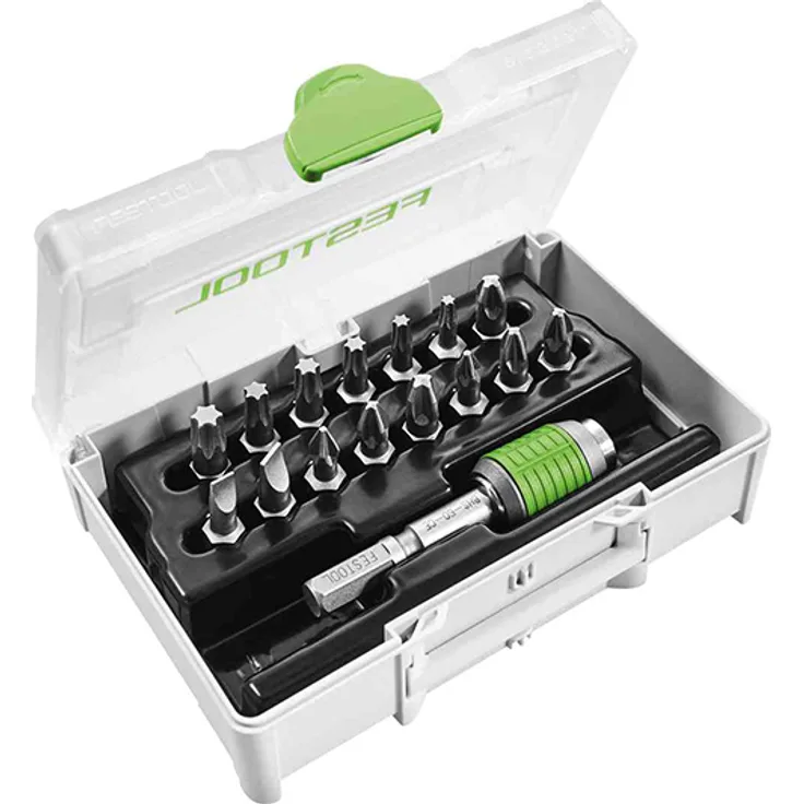 Festool SYS3 XXS CE-MX BHS 60 Bit Sortiment Set 16 tlg. FastFix + Mini Systainer ( 205822 ) Phillips / Pozidriv / Schlitz / Torx