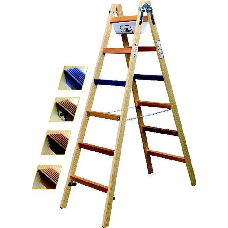 Iller-Leiter - Breitsprossenstehleiter ''Professional'', 512786