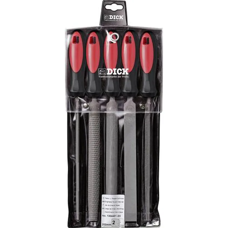 Dick 1304401-2K Feilen-/Raspel-Satz 5tlg. 200mm 1 Set