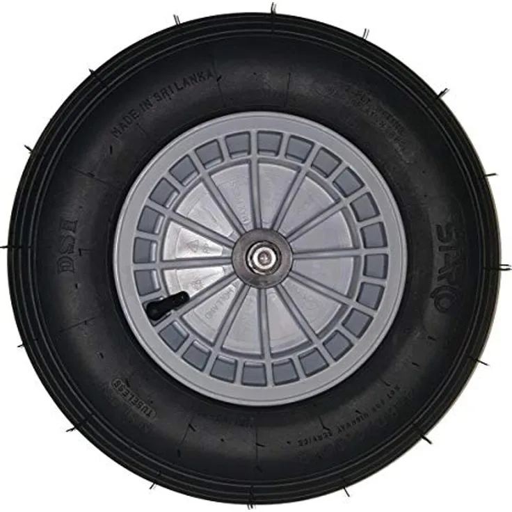 FORT Ersatzrad Grau Rad Schubkarre Gartenkarre Baukarre Schiebkarre ***NEU***