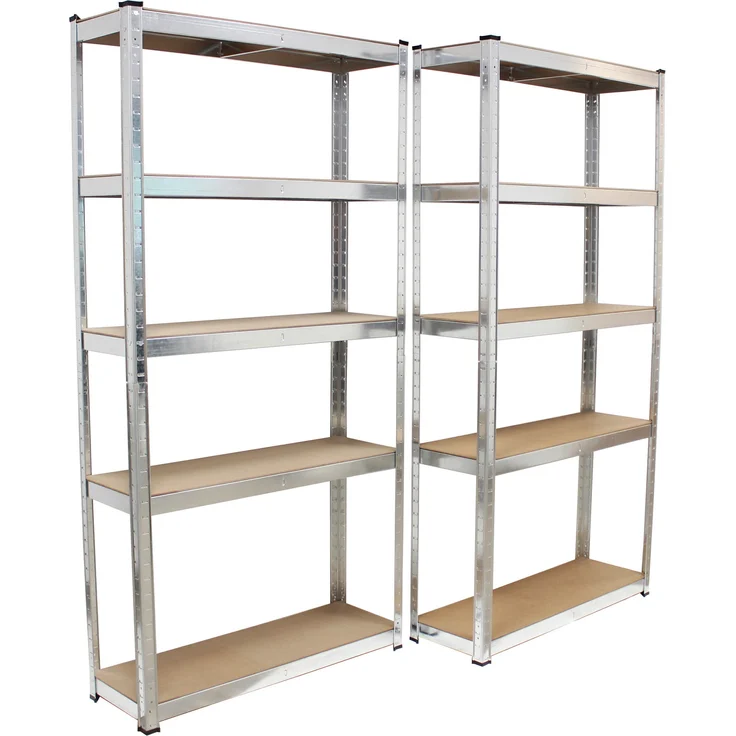 TrutzHolm 2er Set Steckregal 180x90x30 Schwerlastregal Lagerregal Kellerregal Metallregal Garagenregal - Preisvergleich – Bild 1
