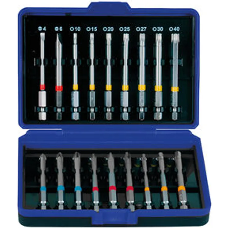 Projahn 1-4 Zoll Bit Box mit markierten Bits 18-teilig 4093