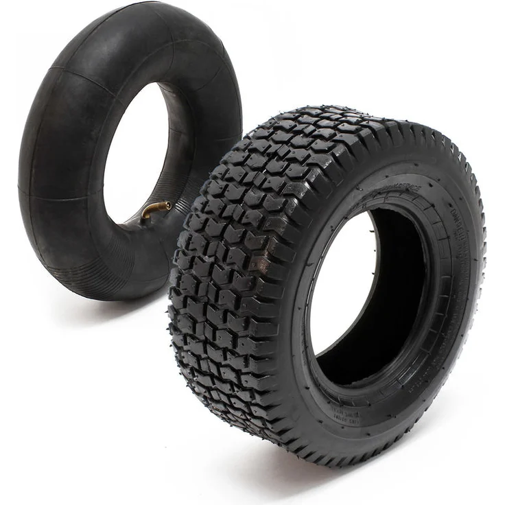 Wiltec - Reifen für den Aufsitzmäher 18x8.50-8 4pr mit Schlauch und Winkelventil Komplettrad Rasentraktor