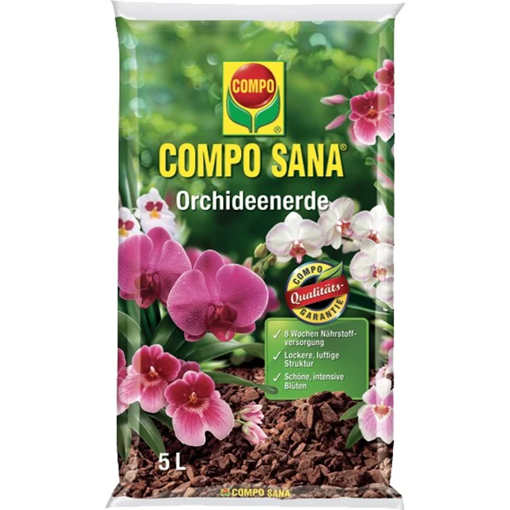 COMPO Sana Orchideenerde 5 Liter – Bild 1
